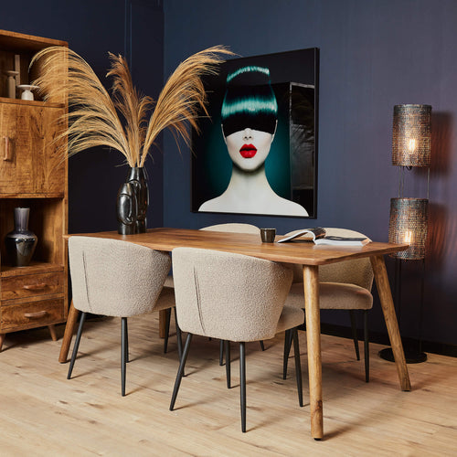 Starfurn  eettafel Omaha - bruin - 100x200x76cm - vtwonen shop