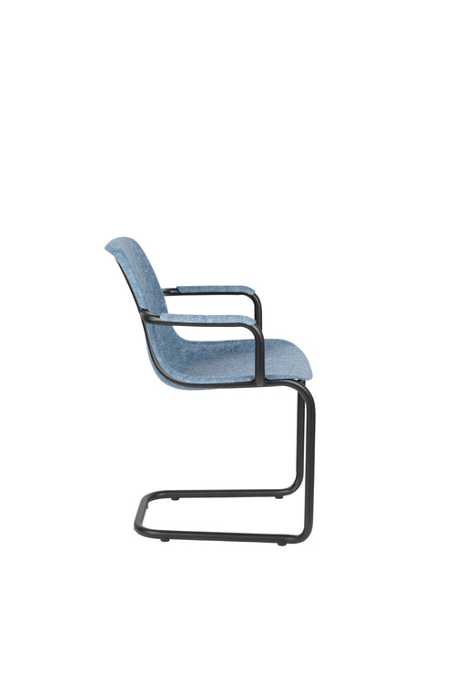 Zuiver Thirsty Armstoel Blauw - Set van 2 - vtwonen shop