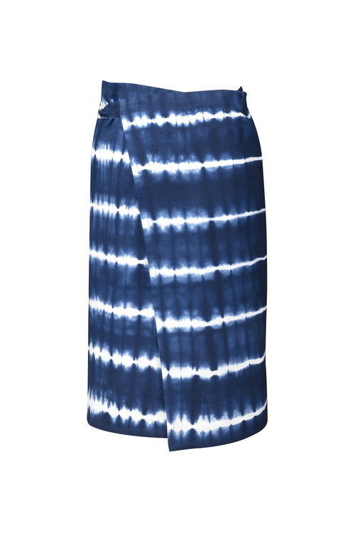 vtwonen - Keukenschort Tie Dye - Blauw, Wit - 66x110cm - vtwonen shop