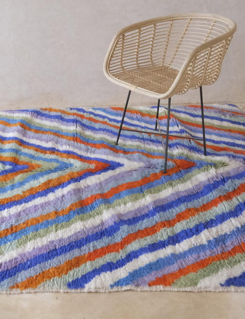 AFK Living vloerkleed ISLANA - handgemaakt - Wol - 140 x 200 cm