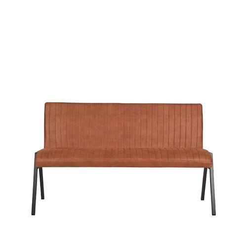 LABEL51 Eetkamerbank Matz - Cognac - 145x62x86cm