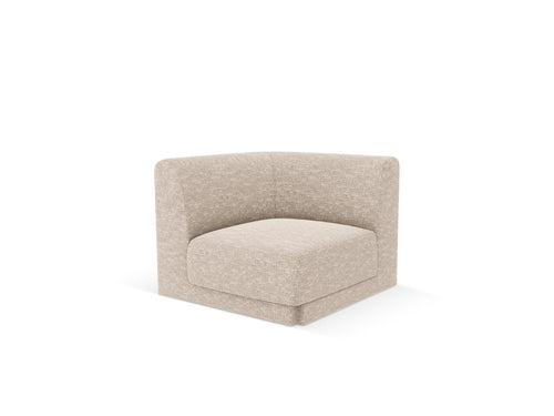 Micadoni Hoekmodule Miley chenille beige - 90x90x70cm