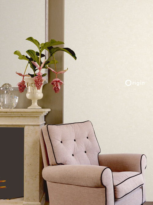 Origin Wallcoverings behang effen crème - 53 cm x 10,05 m - 346202 - vtwonen shop