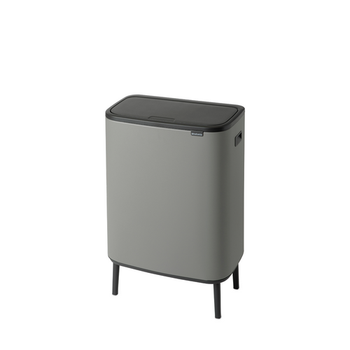 Bo Touch Bin Hi, met 1 binnenemmer, 60 liter - Mineral Concrete Grey - vtwonen shop