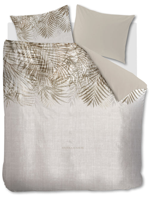 Rivièra Maison Dekbedovertrek Palm Shade - 240 x 200/220 cm - Naturel