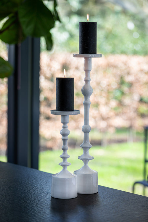 Light & Living kandelaar SHEVA - Ø11x33cm - wit