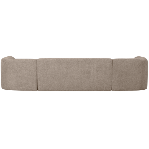 BePureHome u-vorm bank Sloping - Polyester - Naturel - 77x339x225 - vtwonen shop