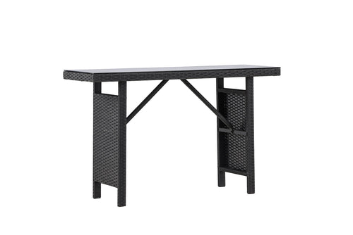 Rebellenclub Tuin Bijzettafel Brisko - 120 x 40cm - Zwart - vtwonen shop