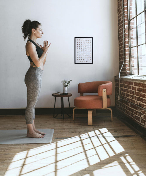 Zwarte lijst met kader 40x30 yoga - vtwonen shop