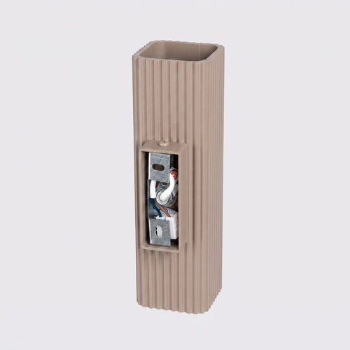 Sollux Lighting Wandlamp RAYO 20 taupe - 6x8x20cm