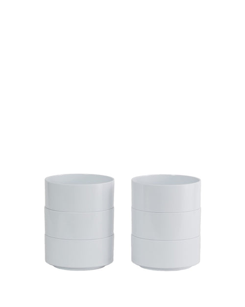 Heller Max Schalen set 6-delig - Ø127mm - H 57mm - Wit - vtwonen shop