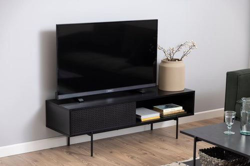 Rebellenclub TV-meubel Aarhus - Meubel Aarhus 140 cm - Zwart - vtwonen shop