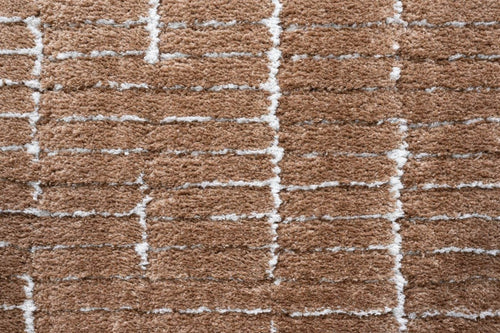 Interieur05 Vloerkleed Rectangle Bruin/Wit - 200 x 290 cm - vtwonen shop