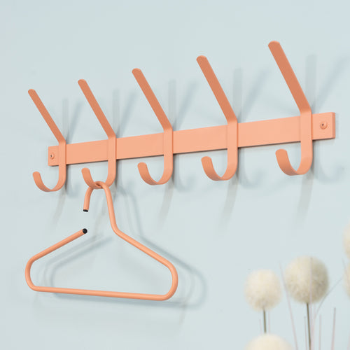 Spinder Design kapstok Dexter 5 - Clay Terra - 5 haken - vtwonen shop