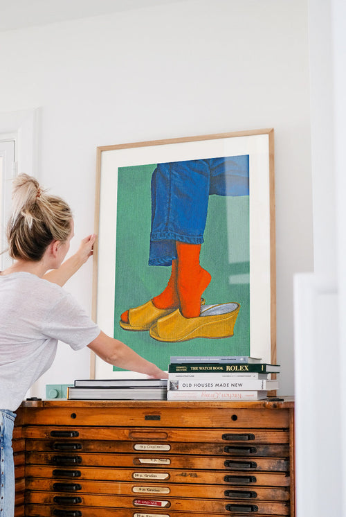 Roxanne - Heels with socks - PSTR studio Kunst Poster - vtwonen shop