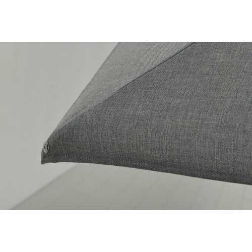 Garden Impressions zweefparasol Hawaii Big Pole licht grijs doek - 350x350 cm