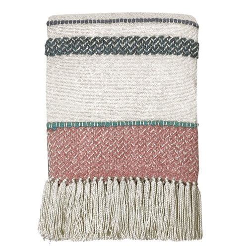 Malagoon plaid - pastel multicolor bouclé - 125x150cm
