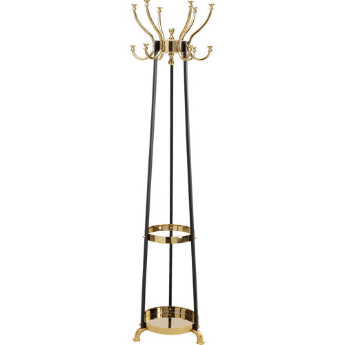 Kare Design Kapstok Luna zwart en goud