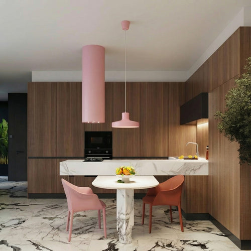 Sollux Lighting Hanglamp BILO roze - 35x35x120cm