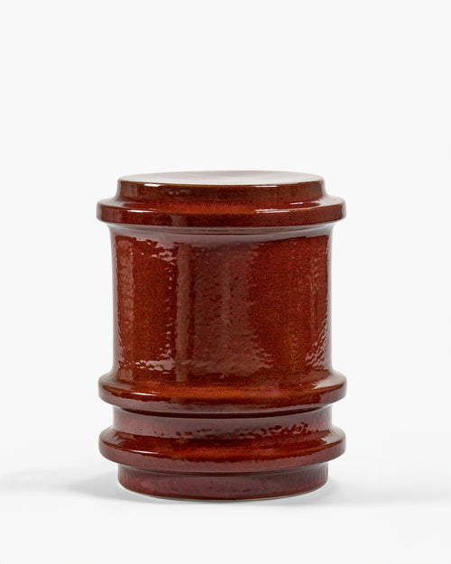 Serax Bijzettafel donkerrood geometrisch Pawn - vtwonen shop