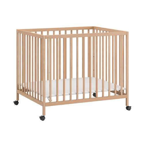 Petite Amélie Baby box Nois – 95x75 cm – Naturel – 4 wielen met rem – In 3 hoogtes verstelbaar - vtwonen shop