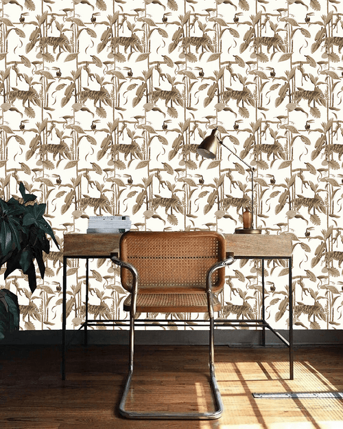 Catchii Behang Tiger Jungle donker blauw - vtwonen shop