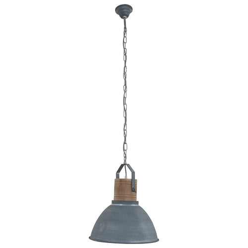 Mexlite hanglamp emile - 1 lichts - 38x 130 cm - grijs - vtwonen shop