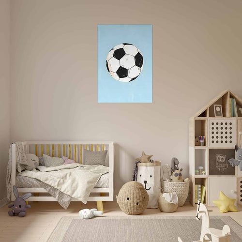 Artfulprints  Klassieke voetbal   poster A4 21x29.7 cm - vtwonen shop