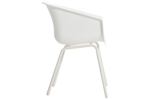 Hartman Tuinstoel Amalia Rondo - Wit Kunststof - Set Van 2