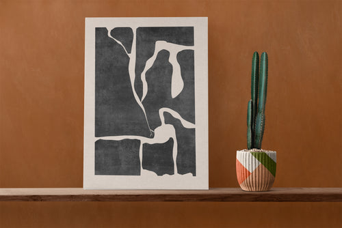 Canvas 60x40 Abstracte Puzzel - vtwonen shop