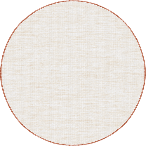 Rond buitenkleed Tone roest - Interieur05