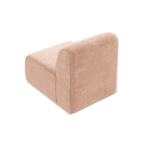 LaMiaSofa Bankmodule midden Cervo - chenille stof - perzik - 70x94x75