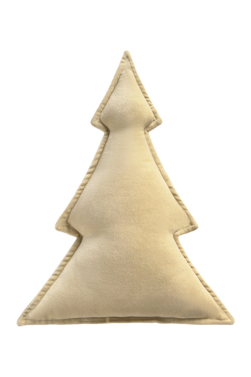 Calma House Kerstkussen Velour - Ecru - 40x30