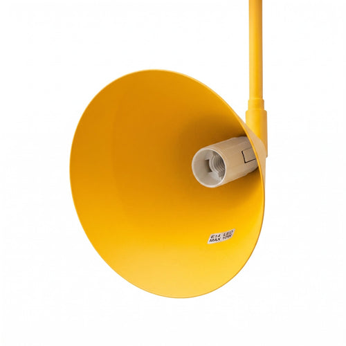 Sollux Lighting Wandlamp NOX 2 geel met schakelaar - 150x80x30cm