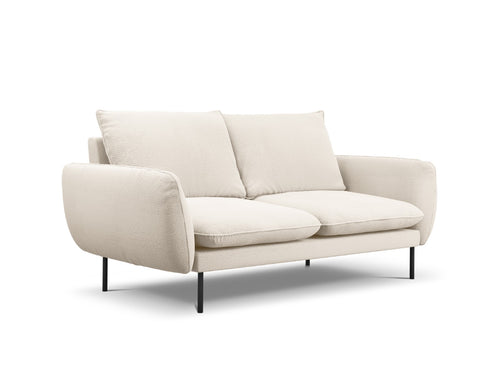 Cosmopolitan Design Bank Vienna 2-zits, boucle, beige - 92x160x95cm