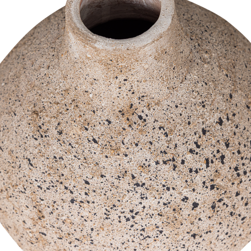 WOOOD decoratie vaas Sive - Klei - Zand - 25x22x22