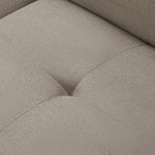 Furnhouse chaise longue bank rechts Betis - Taupe - Stof - 95x290x90