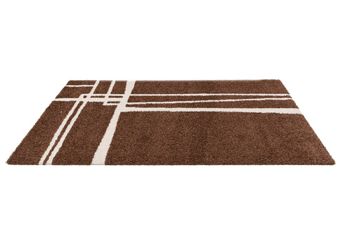 AFK Living vloerkleed Archi - Zacht comfort voor elke dag en OEKO-TEX® Standard 100 gecertificeerd. - kastanje - 120x170 cm