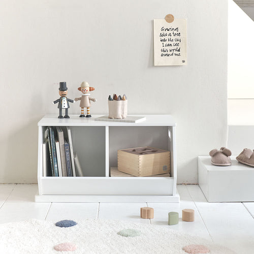 Petite Amélie Speelgoedkist CIEL - MDF - wit