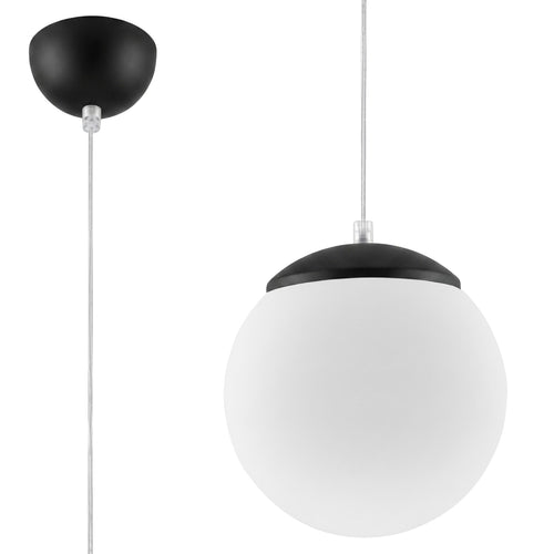 Sollux Lighting Hanglamp UGO 20 zwart - 20x20x110cm