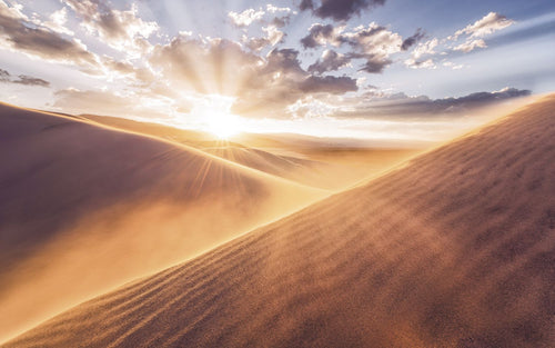 Sanders & Sanders fotobehang woestijn landschap beige - 400 x 250 cm - 612506