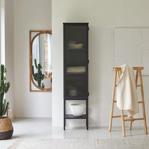 Tikamoon Metalen kolomkast - Zwart - vtwonen shop