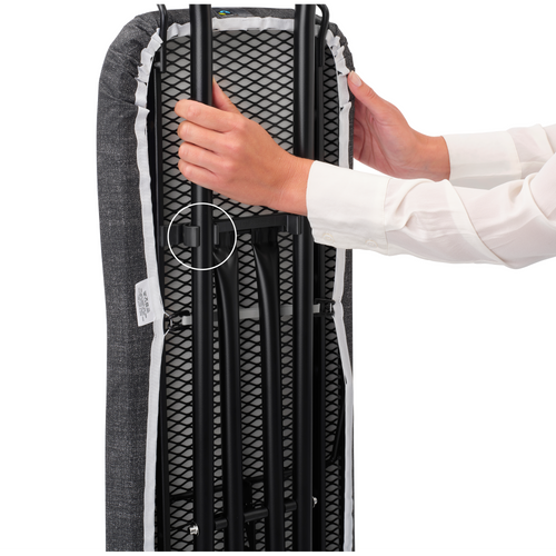 Brabantia Strijkplank A, 110x30 cm, strijkerhouder - Denim Black