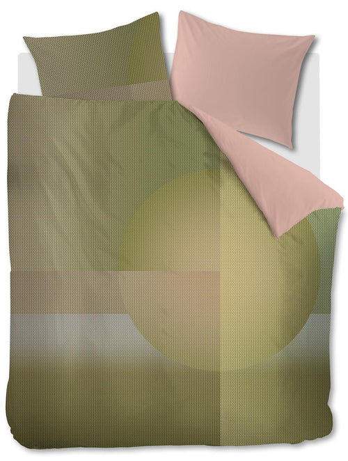 Beddinghouse Dutch Design dekbedovertrek Glossy - 260x200/220 cm - groen - vtwonen shop