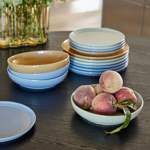 Hübsch soepbord Amare - steenpoeder - ø23xh5cm - vtwonen shop