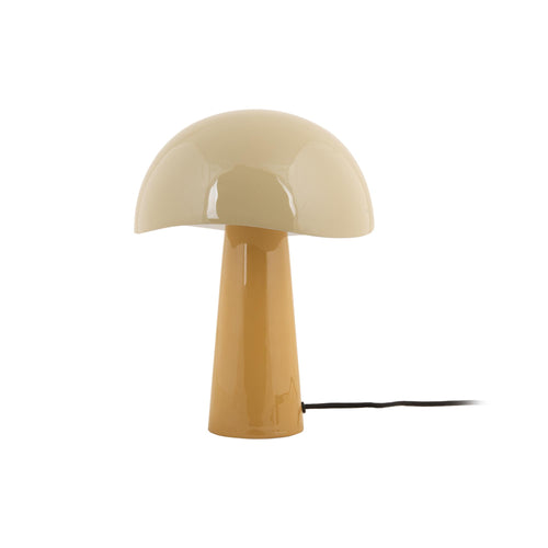 Leitmotiv tafellamp Grato - geel - 25x25x33cm - Paddenstoellamp