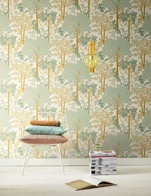 Masureel behang bosrijk landschap groen - 53 cm x 10.05 m - 632008 - vtwonen shop