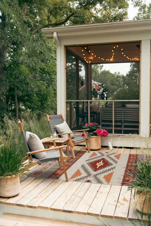 AFK Living vloerkleed Connor - voor binnen en buiten - rood - 120 x 170 cm - vtwonen shop