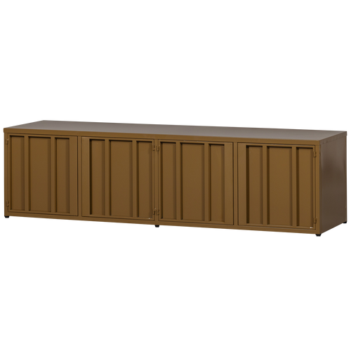 WOOOD tv-meubel Level - Metaal - Honinggeel - 44x160x44 - vtwonen shop