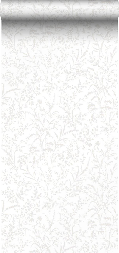 Borastapeter behang veldbloemen wit - 53 cm x 11.2 m - 660140 - vtwonen shop